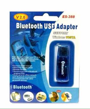 Bluetooth Dongle Usb 2.0 Adaptador Laptop Y Pc