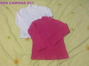 Combo 2 Camisas Varias Marcas Niña Talla 6 8 Remate