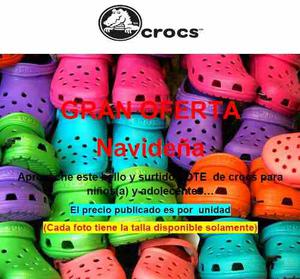 Crocs Para Niños, Niñas.gran Remate Oportunidad, Sandalias