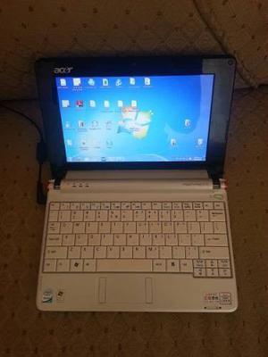 Mini Laptop Acer Aspire One Zg5 Negociable Con Sus Papeles