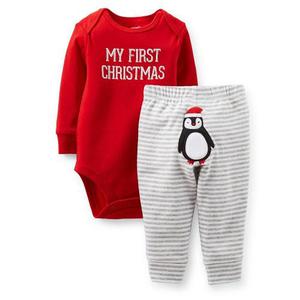 Navidad Conjunto Carters 2pzas Original Rn- Meses