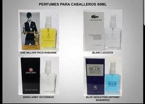 Perfumes One Millone, Swiis Army, Antonio Banderas, Lacoste