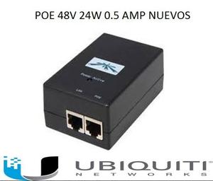 Poe Ubiquiti 48v 24w 0.5 Amp Nuevos
