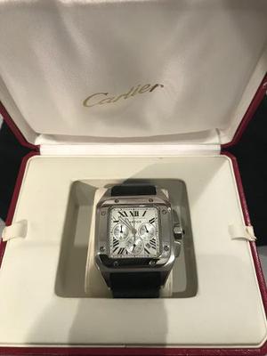Reloj Cartier Modelo Santo Chronometro Triple Aaa