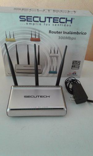 Router Inalambrico Wifi Marca Secutech De 300mtr
