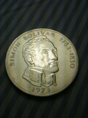 20 Balboas Moneda De Plata