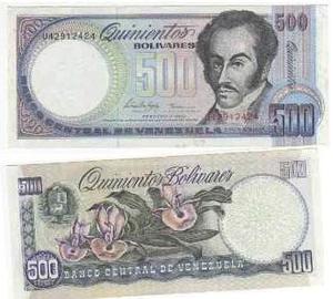 Billete 500 Bolívares Sin Circular U Perfecto