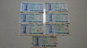 Billetes De 1 Un Bolivar Famoso Tinoquito