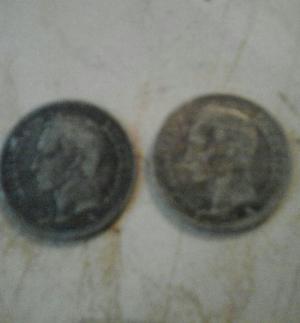 Dos Moneda Antigua De Un Bolivar Del 