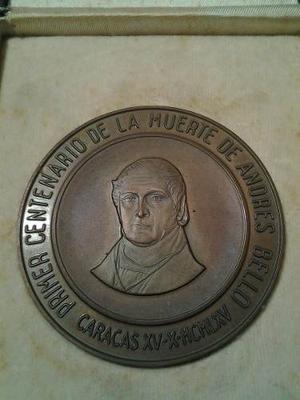 Medalla Centenario Muerte Andres Bello