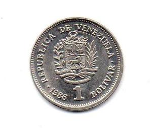 Moneda De 1 Bs De  Error Troquelado