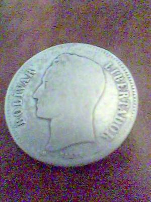 Moneda De 2 Bolivares - 10gr De  - De Plata
