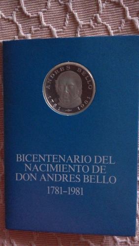 Moneda De Plata Andres Bello