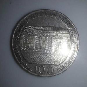 Moneda De Plata De 100 Bolivares Conmemorativa