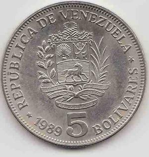 Monedas De 5 Bolivares De 