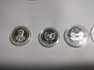 Monedas De Plata De Colección Perfecto Estado