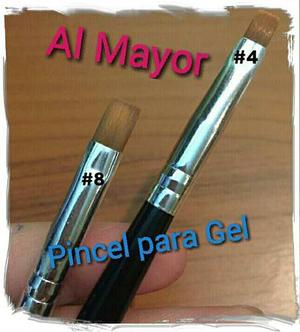 Pincel Para Uñas Wincolors#8 #6 #4 Al Mayor