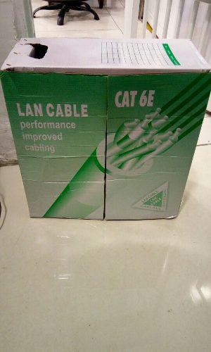 Bobina Cable Utp Cat 6 Para Red Y Camaras (cable Cat6 Nuevo)