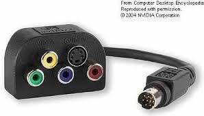 Cable Video Hdtv Nvidia Adaptador De 9 Pin A Rca, Rgb, 4 Pin