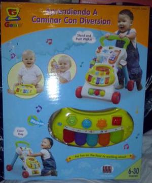 Caminadora Andadera Musical Para Bebés Marca Genio