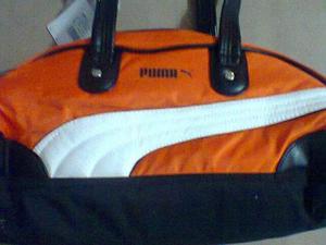 Cartera Marca Puma Color Naranja