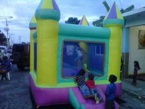 Castillo Inflable 3x3 Con Soplador De 1hp En Su Caja