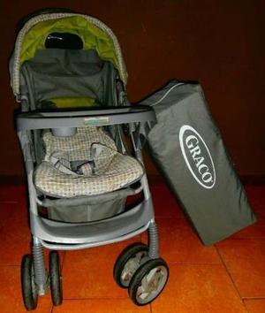 Combo Graco Completo, Corral, Coche Y Silla Porta Bebe