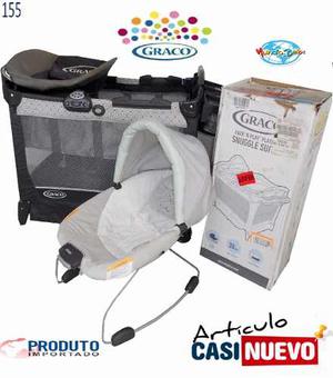 Corral Graco Con Cambiador Moisés Sonido Y Vibracion