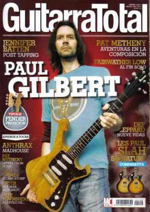 Guitarra Total 129 Paul Gilbert Anthrax Madhouse