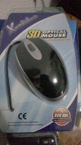 Mouse 3d Optico Usb Alambrico