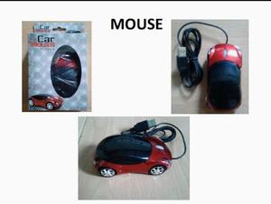 Mouse Óptico 3d Forma De Carro