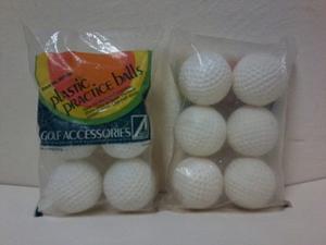 Pelota = Plastica, Resistente = Para Práctica De Golf =