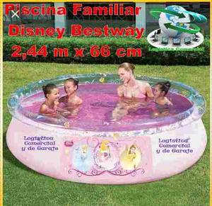 Piscina Inflable Bestway (2,44 X 66 Cm) Disney Princesas