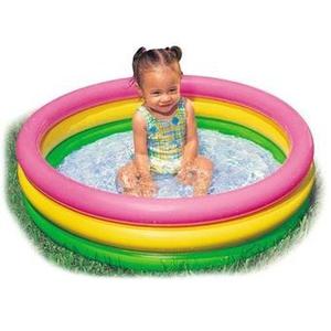 Piscina Inflable Para Bb 3 Aros Y Piso Inflable