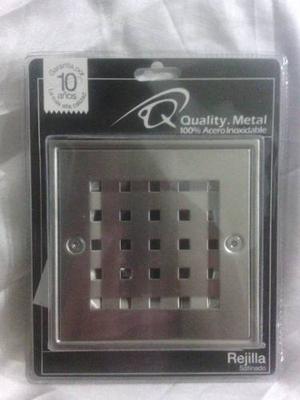 Rejilla Quality Metal De Acero Inoxidable 12x12