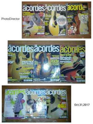 Revistas Acordes Y Guitarristas Con Su Cd En 10 Mil C/u.