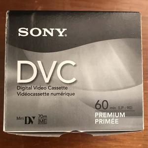 Caja Casette Minidv Sony Dvc Premium 60min (lp:60)