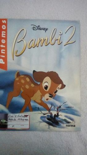 Cuaderno Para Pintar Disney Bambi 2