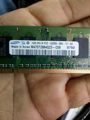 Memoria Ram 1 Gb Ddr2 Samsung Para Laptop