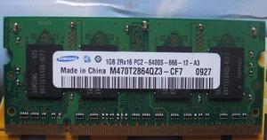 Memoria Ram 1gb 2rx16 Pcs-666 Samsung Para Laptop