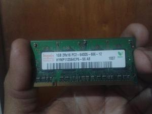 Memoria Ram Ddr2 1gb Para Laptop Mini Laptop 667mhz Usada