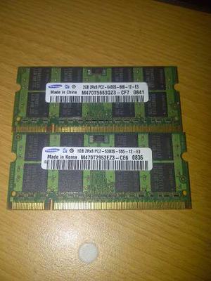 Memoria Ram Ddr2 Para Laptop Marca Samsung De Gb1