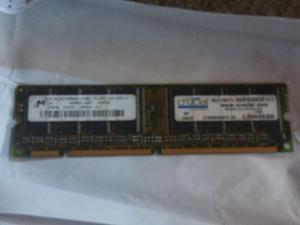 Memoria Ran Dimm De 256 Mb Con Muy Poco Uso