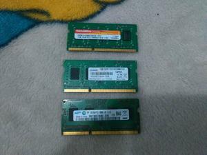 Memorias Ddr3 Laptop De 1gb