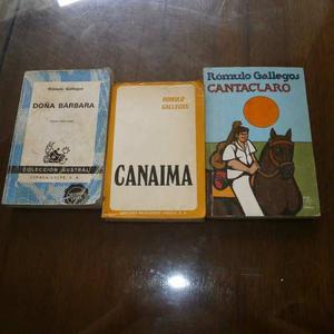 Novela Doña Barbara, Canaima,cantaclaro