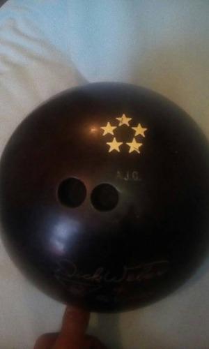 Bola De Bowling Amf All Pro Dick Weber Iniciales Ajc