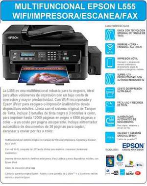 Impresora Multifuncional L555