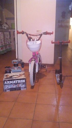 Juguetes Para Navidad Bicicleta,monopatin, Maquina De Armar