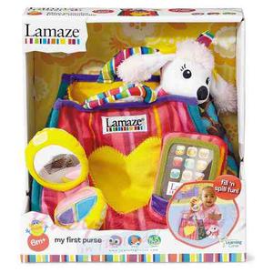 Lamaze Mi Primera Cartera Con Mascota Poodle Con Accesorios