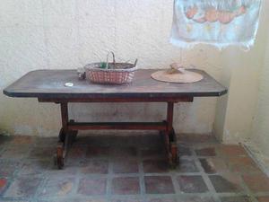 Mesa Rustica De Madera De Vera